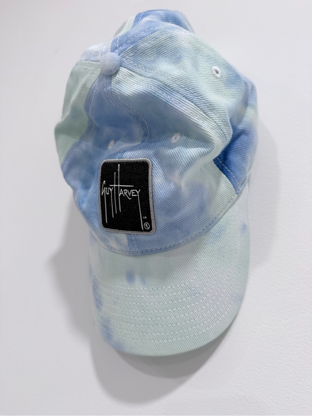 Guy Harvey Kids Tie-Dye Cap - Light Blue & Mint - Picture 3 of 5